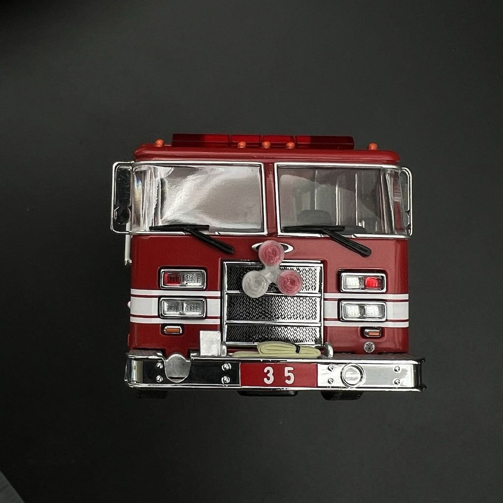 2 Pack 1/64 Roto Ray Red Clear Emergency Light Code 3 Fire Truck Engine Ladder1