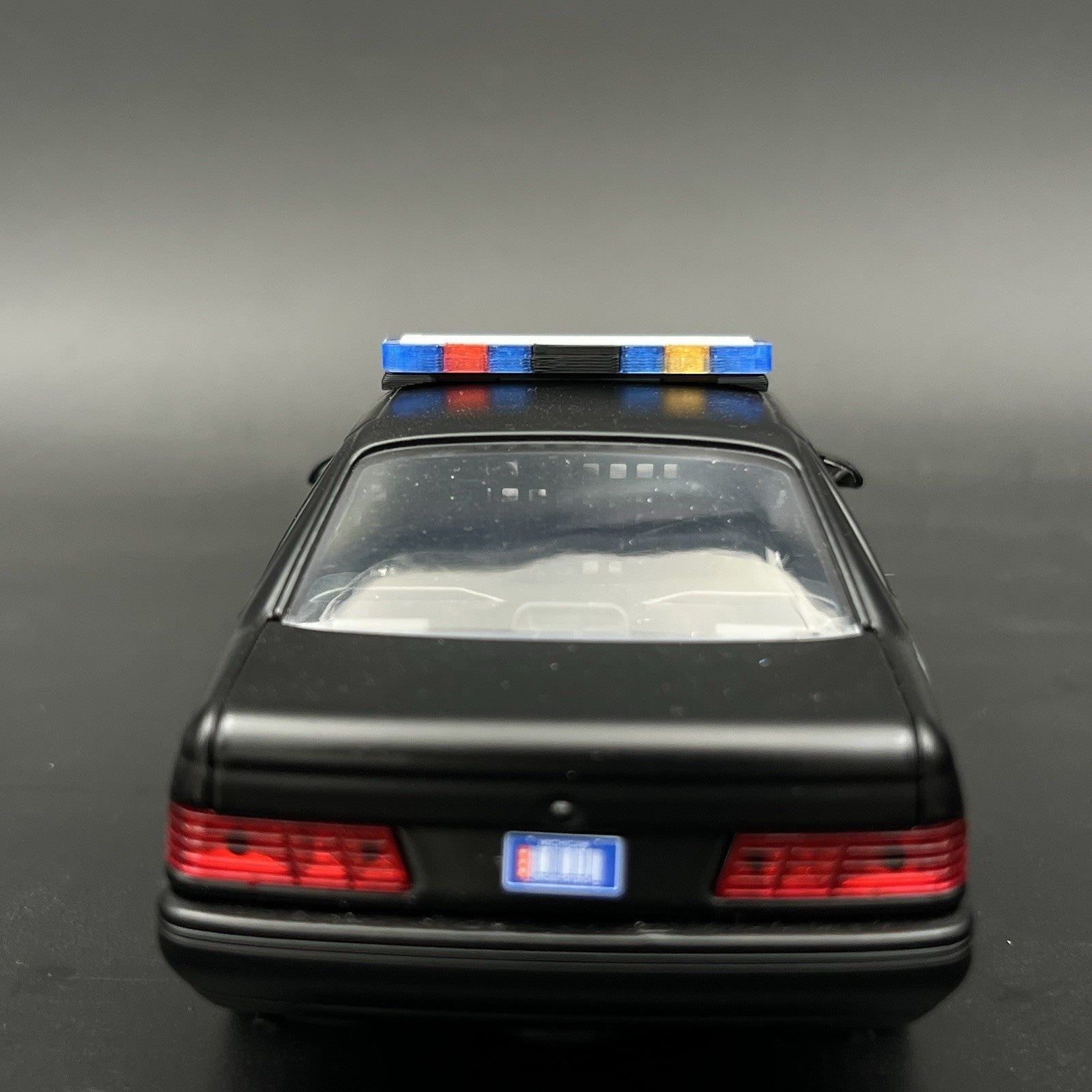1/24 25 LED Ready Whelen Edge Massachusetts Police Lightbar Blue Clear Amber Red7