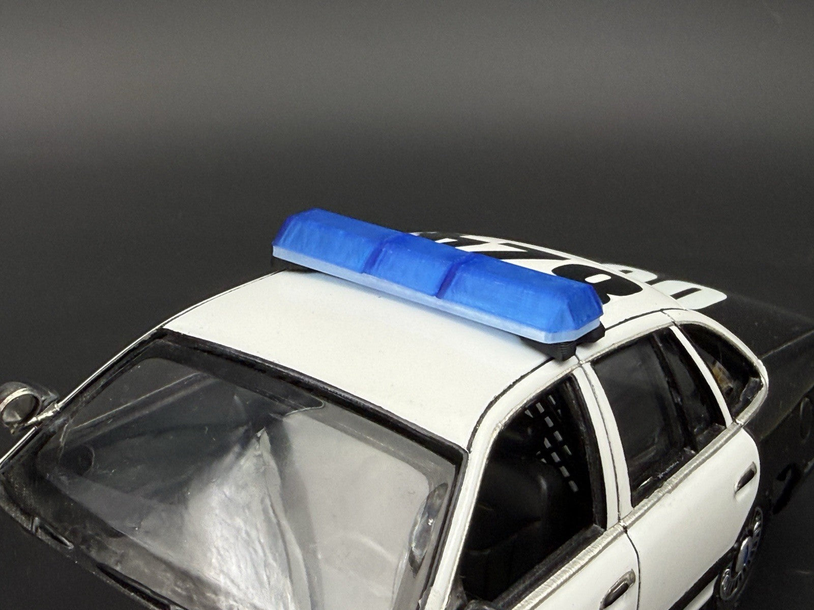1/24 25 Scale Model Blue Code 3 Excalibur Lightbar Police 2415B12