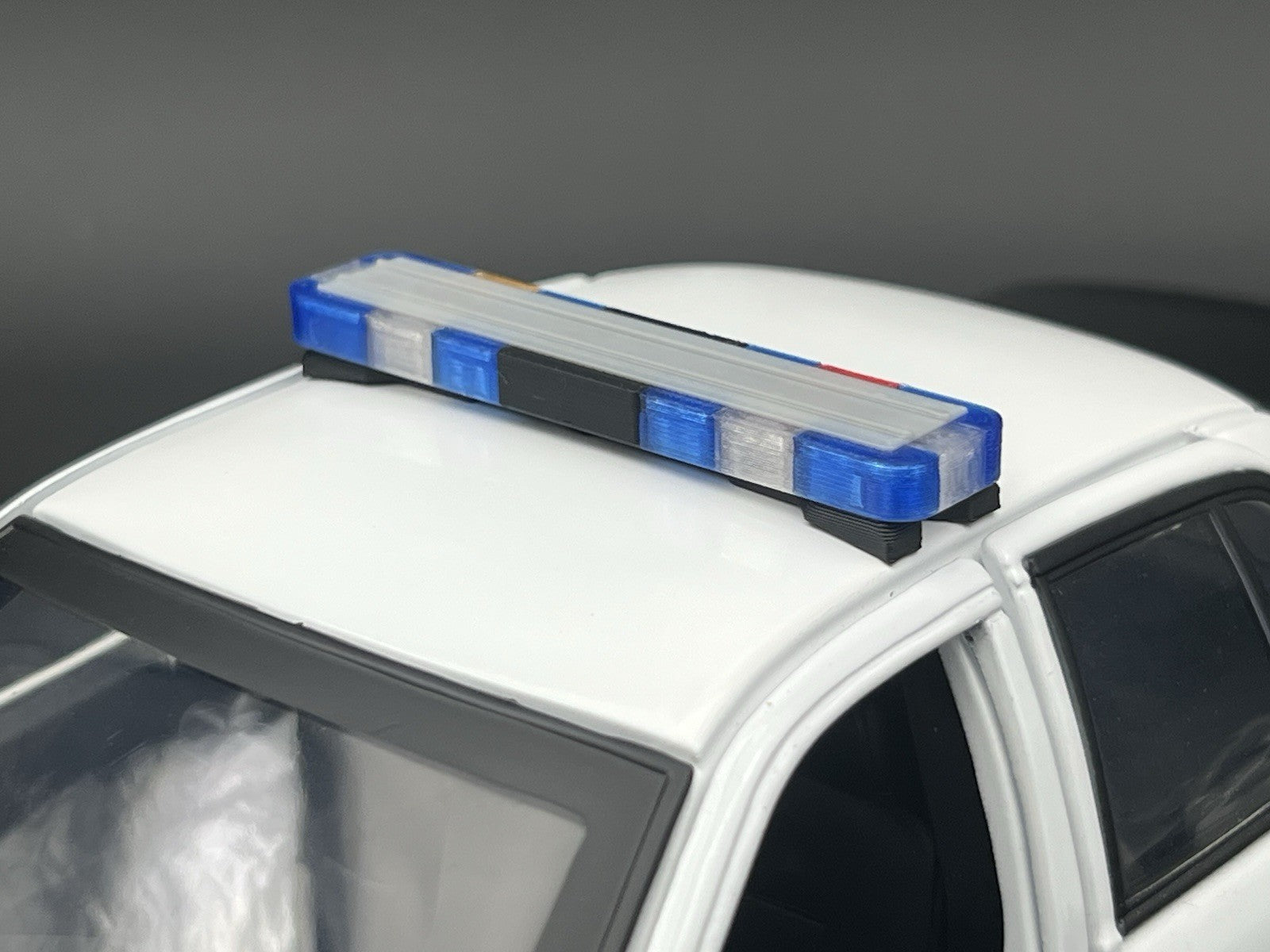 1/18 Scale LED Ready Whelen Edge United Kingdom Police Lightbar Blue Red 1812 UK2