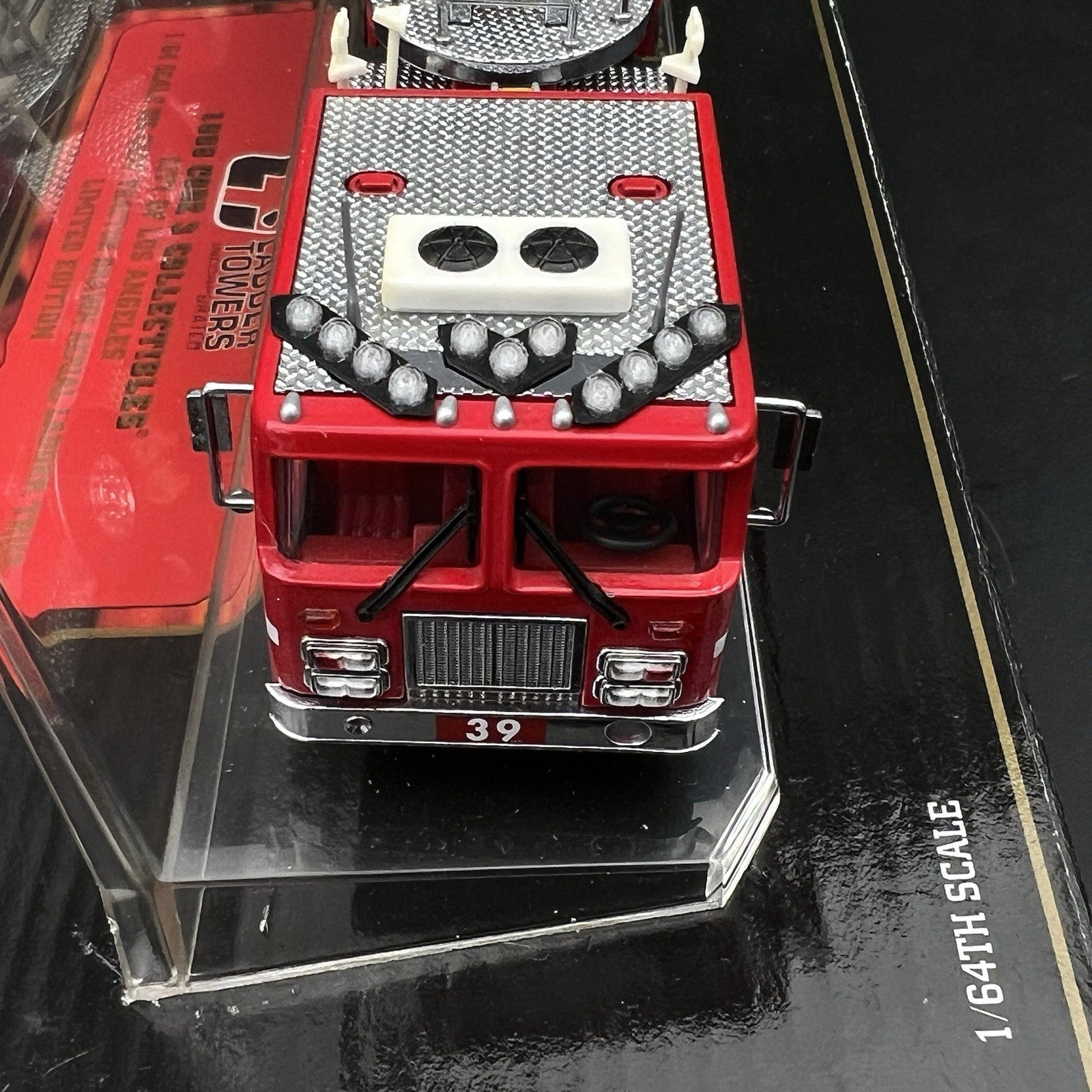 3 Pack 1/64 Clear Split Vision SLR Lightbar Fire Truck Ladder Code 3 Kitbash5