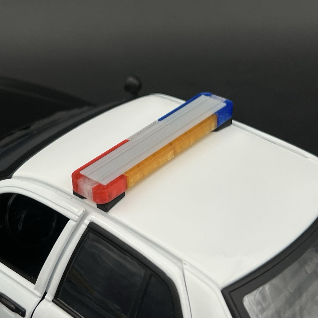 1/18 LED Ready Whelen Edge Lightbar Blue Red Amber Highway Patrol Police Sheriff15