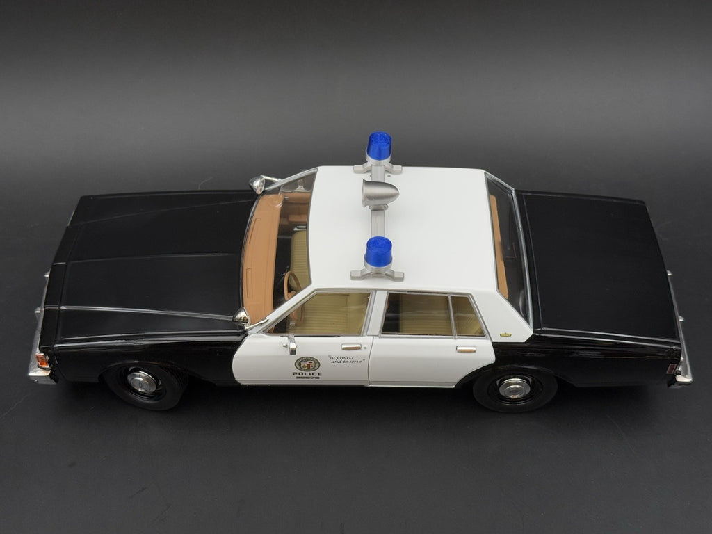 1/24 Scale Model Blue Twin Beacon Ray Speaker Police Lightbar Visibar 2461B4