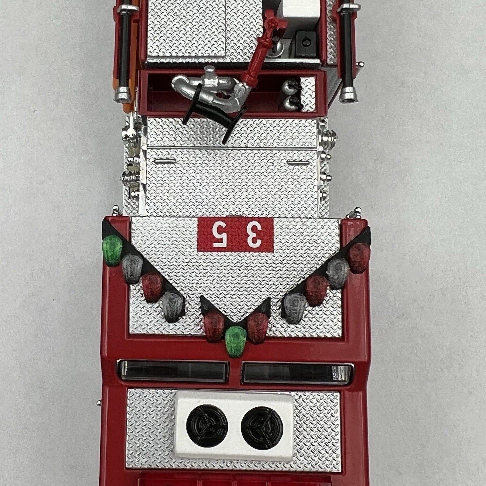 3 Pack 1/64 Chicago Fire CFD Green Red Split Vector Lightbar Truck Engine Code 36