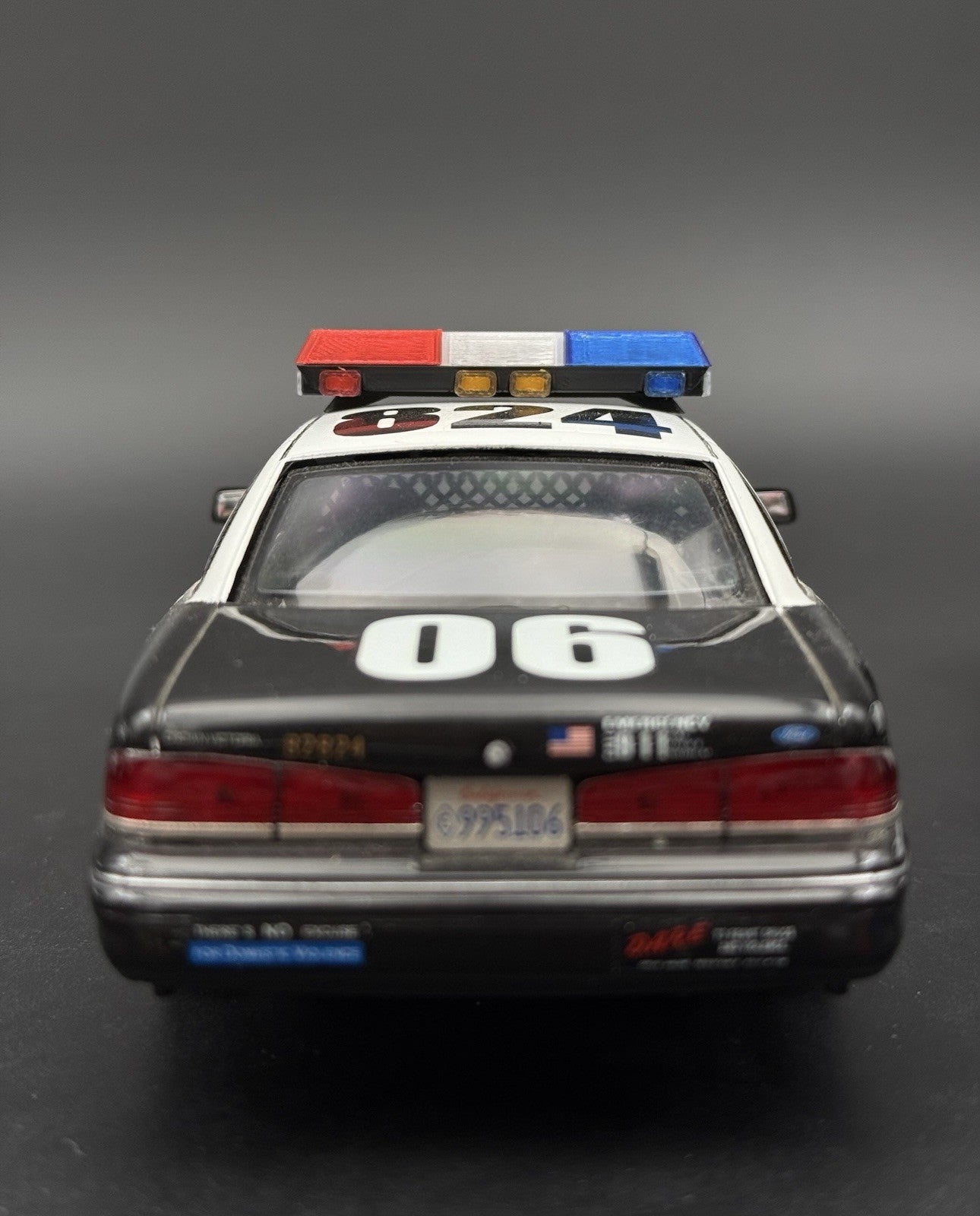 1/24 25 Scale Blue Red Clear Streethawk Lightbar Police 246412