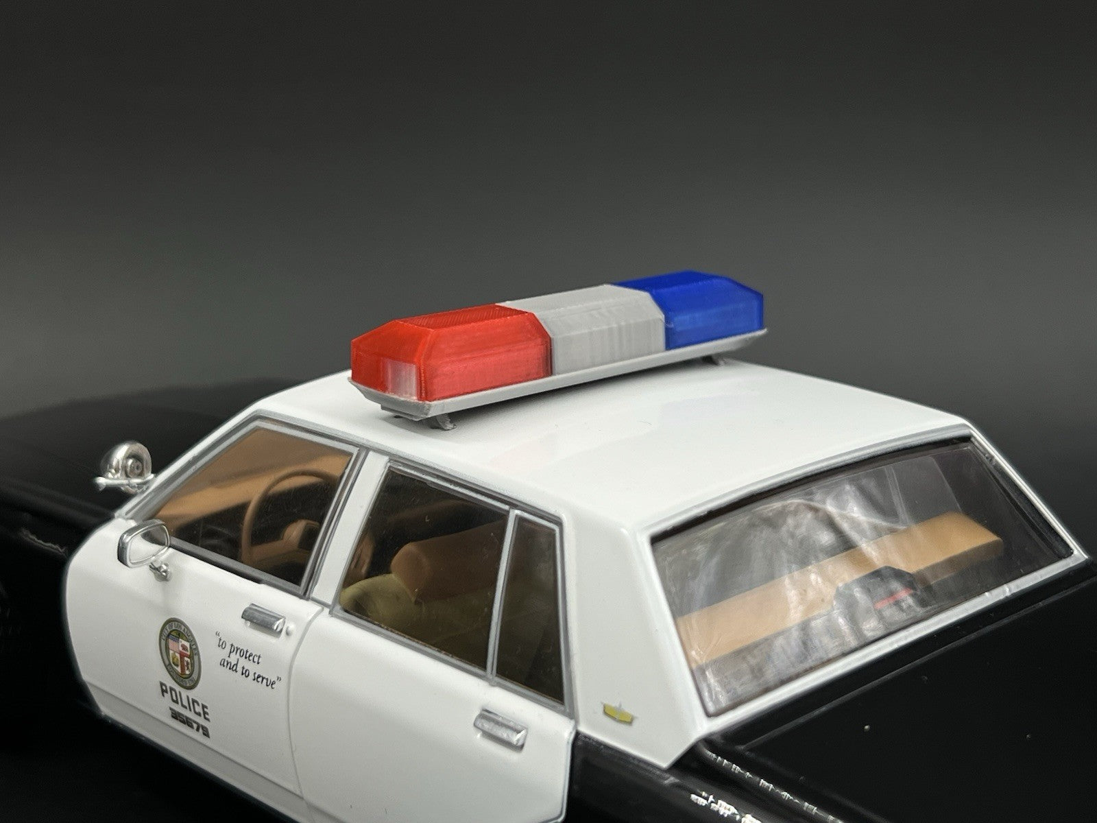 1/18 Blue Red Smith Wesson 8780 8880 8980 Lightbar Police Sheriff Fire15