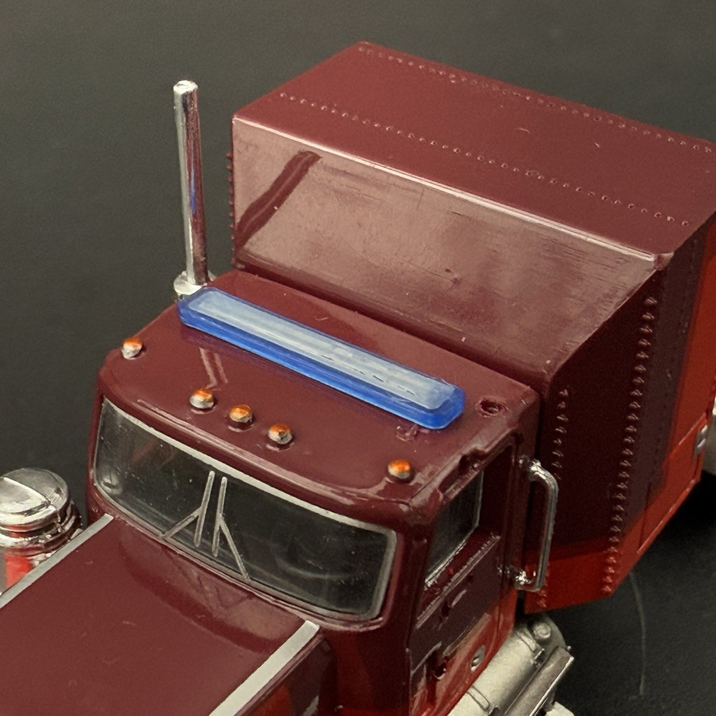 4 Pack 1/87 HO Scale Whelen Edge Long Blue Lightbar Fire Truck Ladder 87102