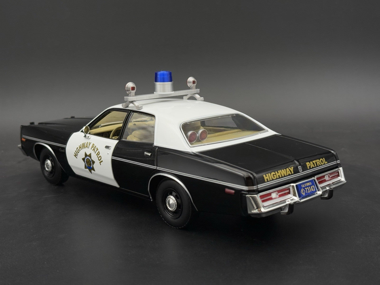 1/18 LED Ready Federal Visibar CJ 184 284 Red Beacon Blue Lollipop Police Light4
