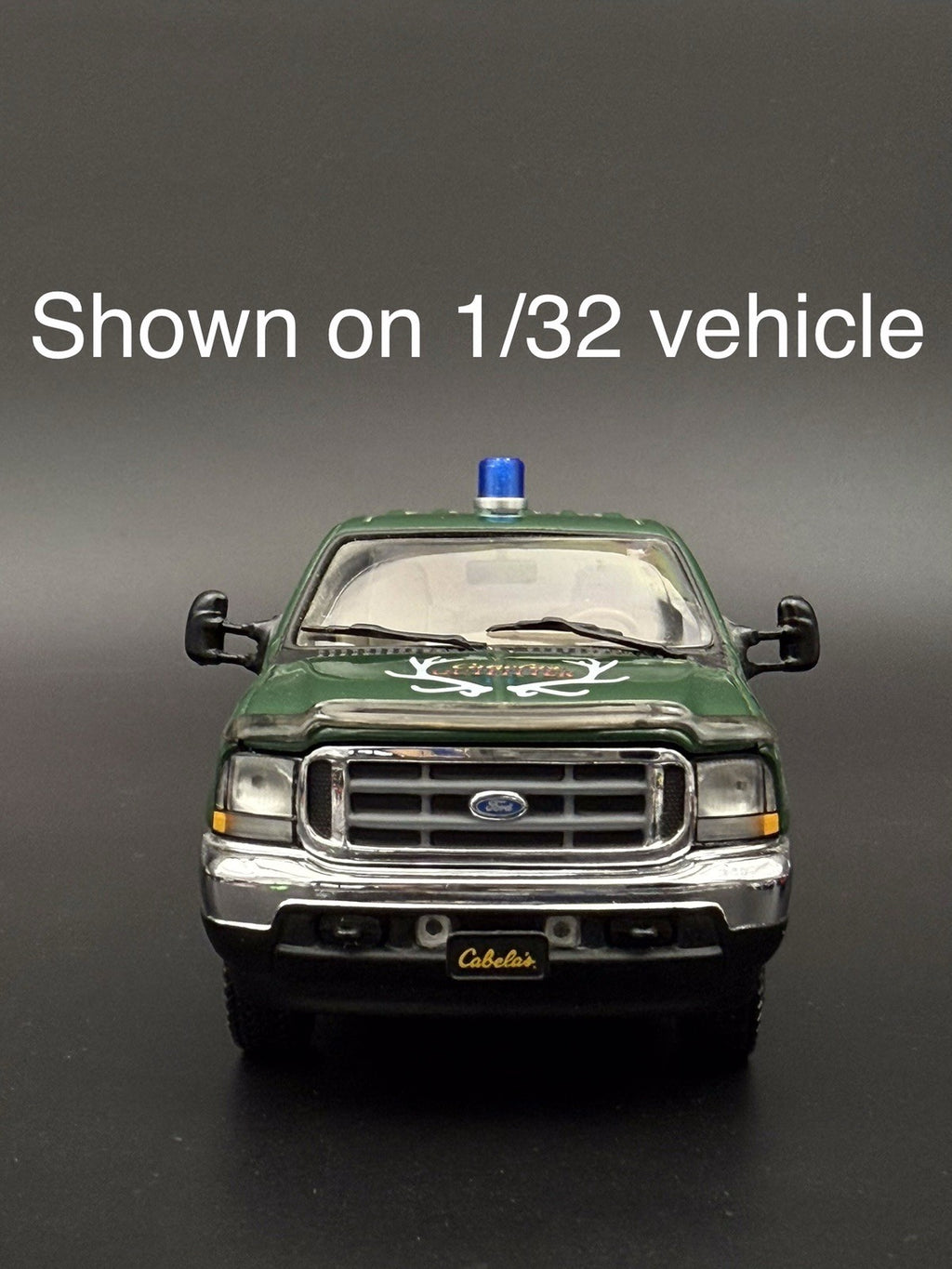 2 Pack 1/32 1/24 Scale Hollow Blue Beacon Strobe Fire Police EMS 1/34 1/25 32023
