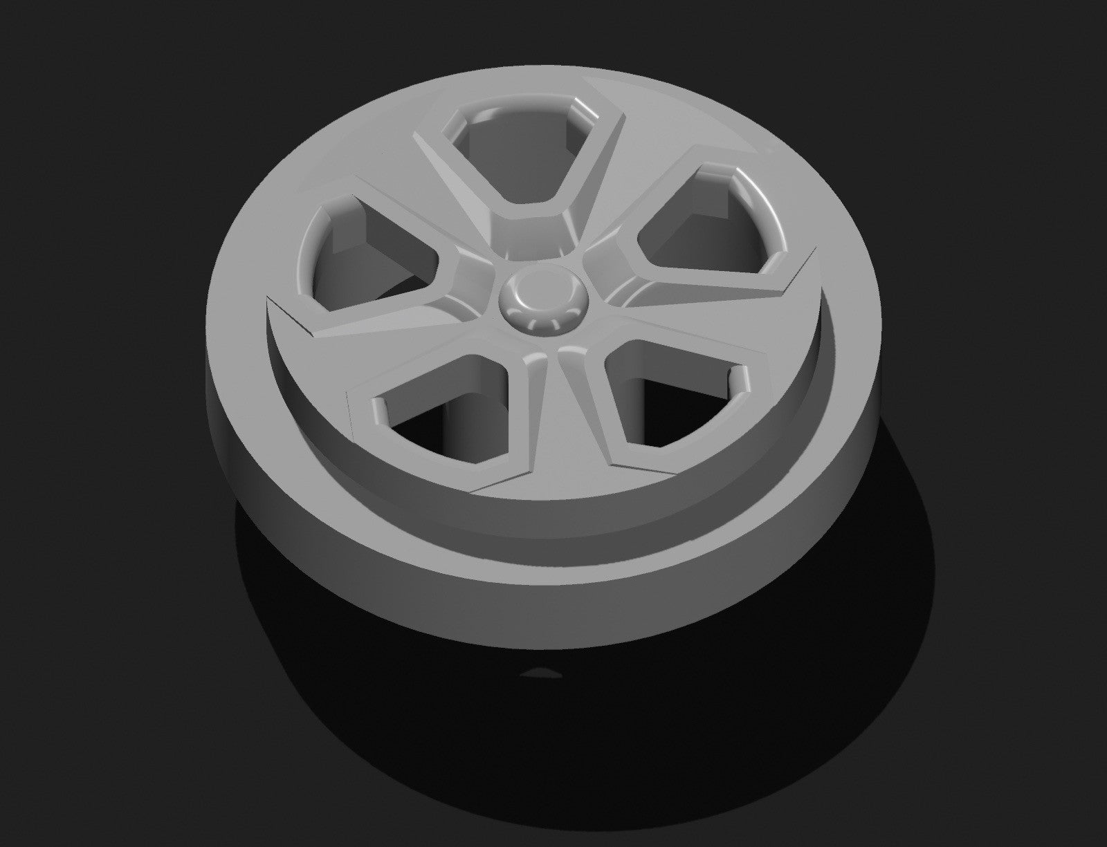 Set Of 4 Wheels For 1/43 O Scale Motormax Greenlight Ford Explorer Police SUV0