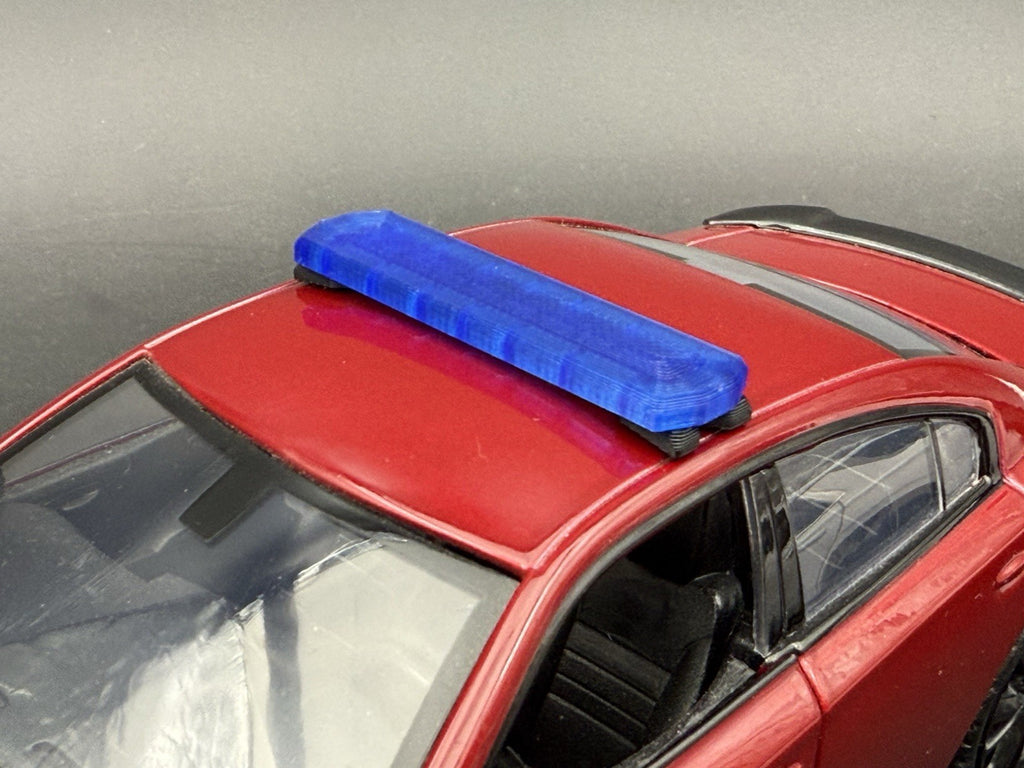 1/24 25 27 LED Ready Code 3 2700 Blue Lightbar Ohio Highway Patrol Police 2409B25