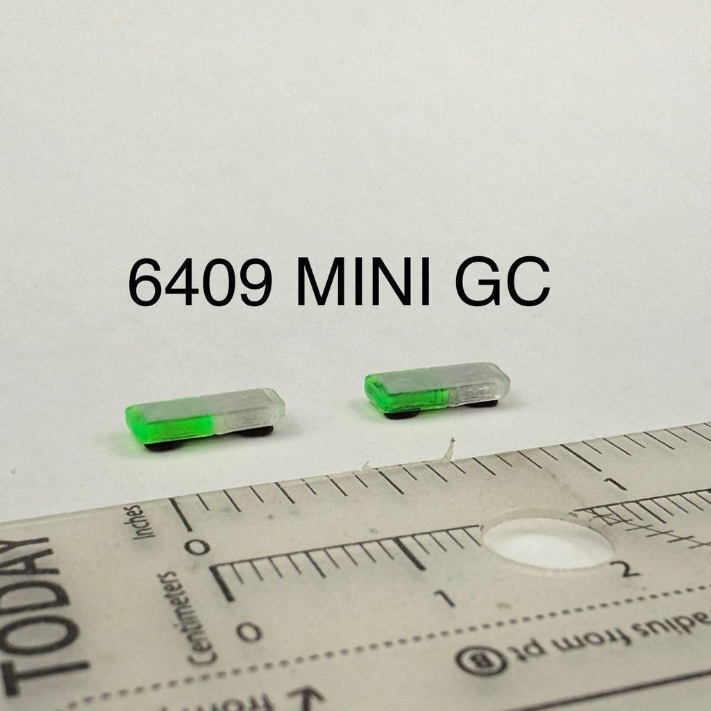 2 Pack 1/64 Mini Whelen Edge Green Clear Lightbar Work Truck Security0
