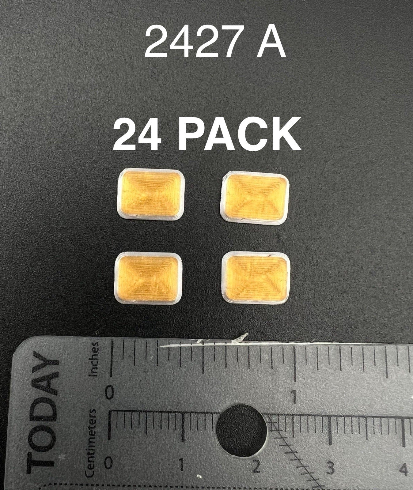 24 Pack 1/24 25 Amber Whelen 900 Ambulance Warning Lights EMS Police Fire0