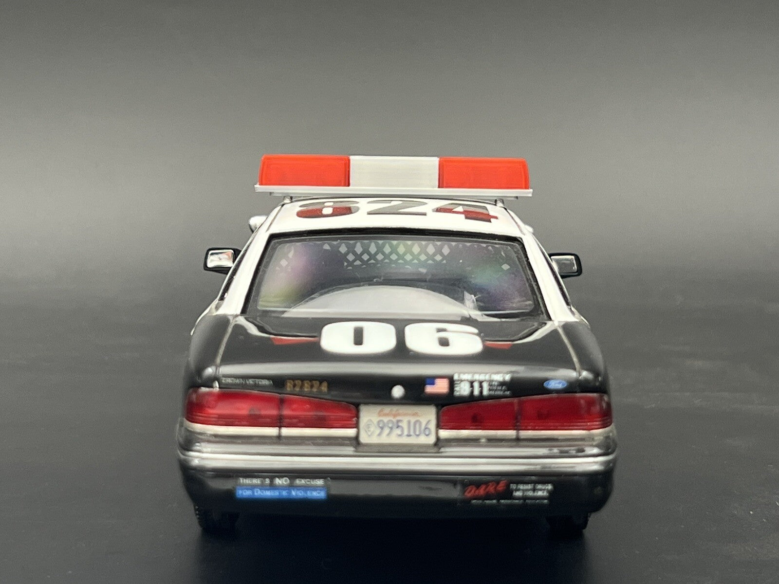 1/24 25 Scale Model Red Federal Signal Twinsonic Lightbar Police Fire 2421R9
