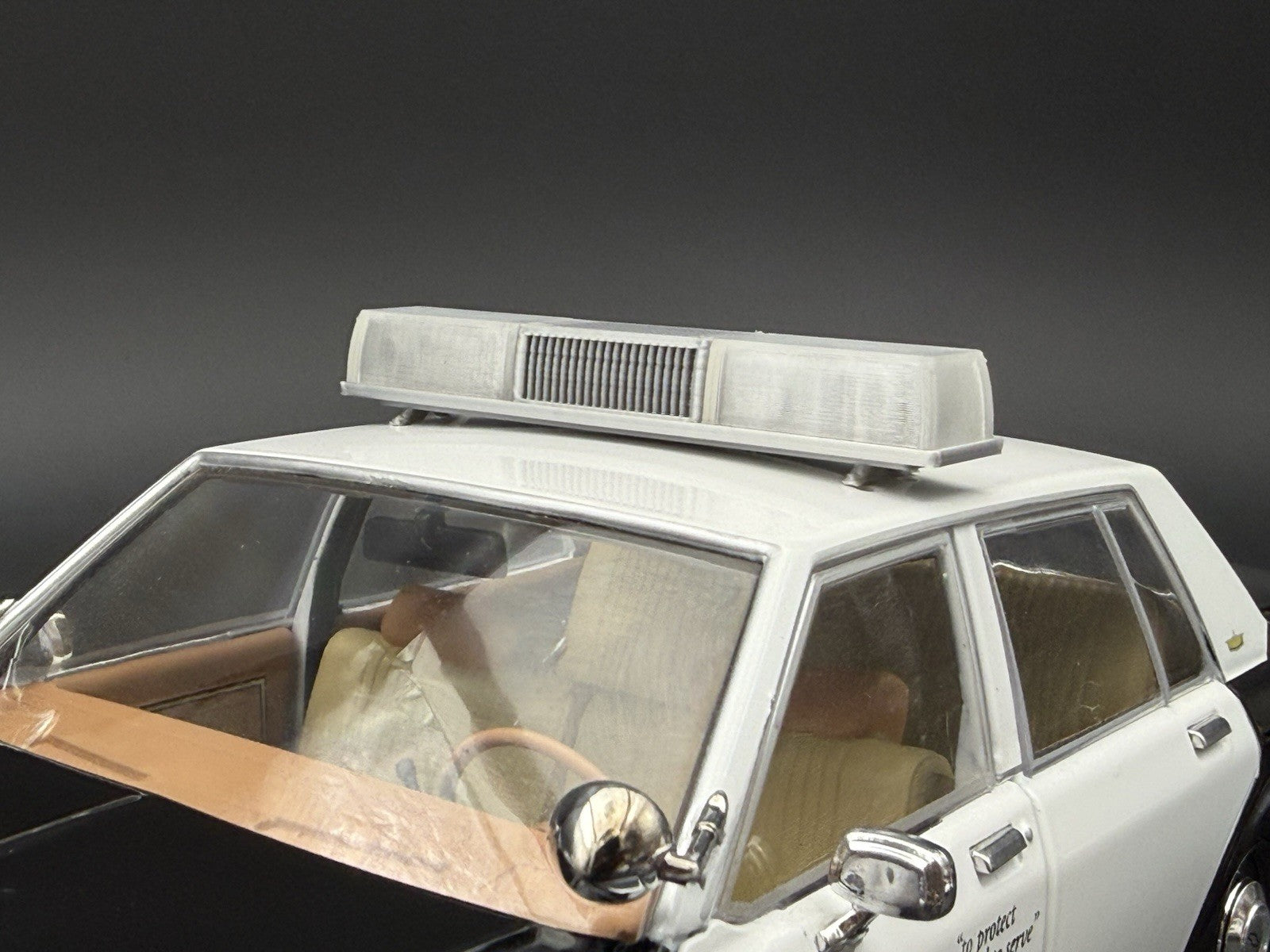 1/18 Scale Model Clear Federal Signal Twinsonic Lightbar Police 1821C2