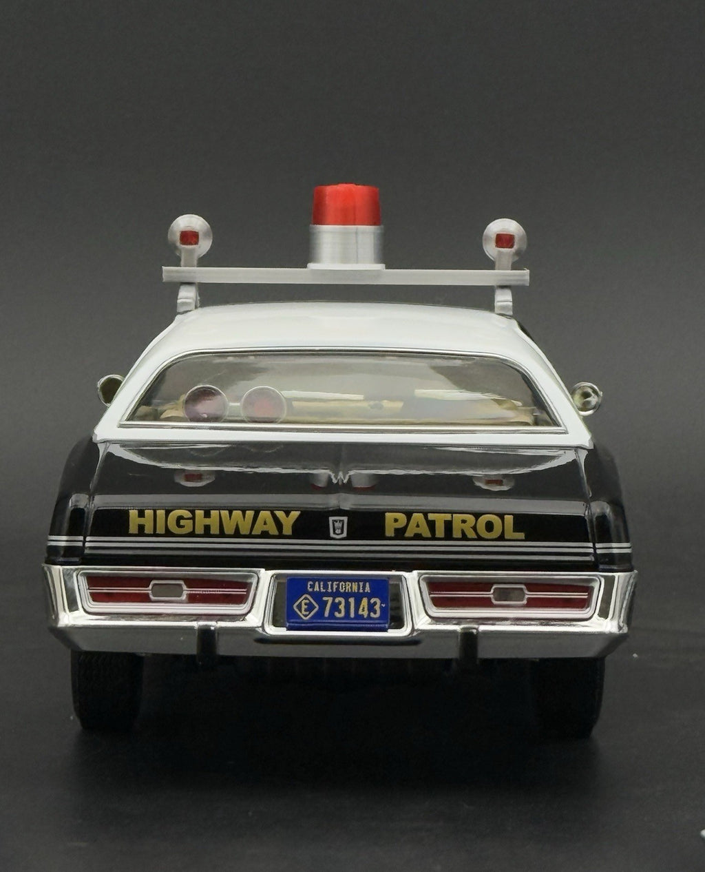 1/18 LED Ready Federal Visibar CJ 184 284 Red Beacon Red Lollipop Police Light7