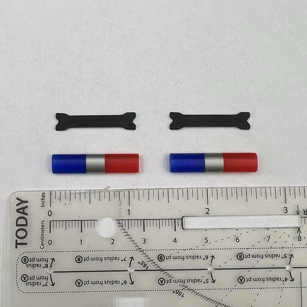 1/43 AeroDynic Lightbar Cannonball Run Blue Red Chrome Police CHP LAPD LASD1