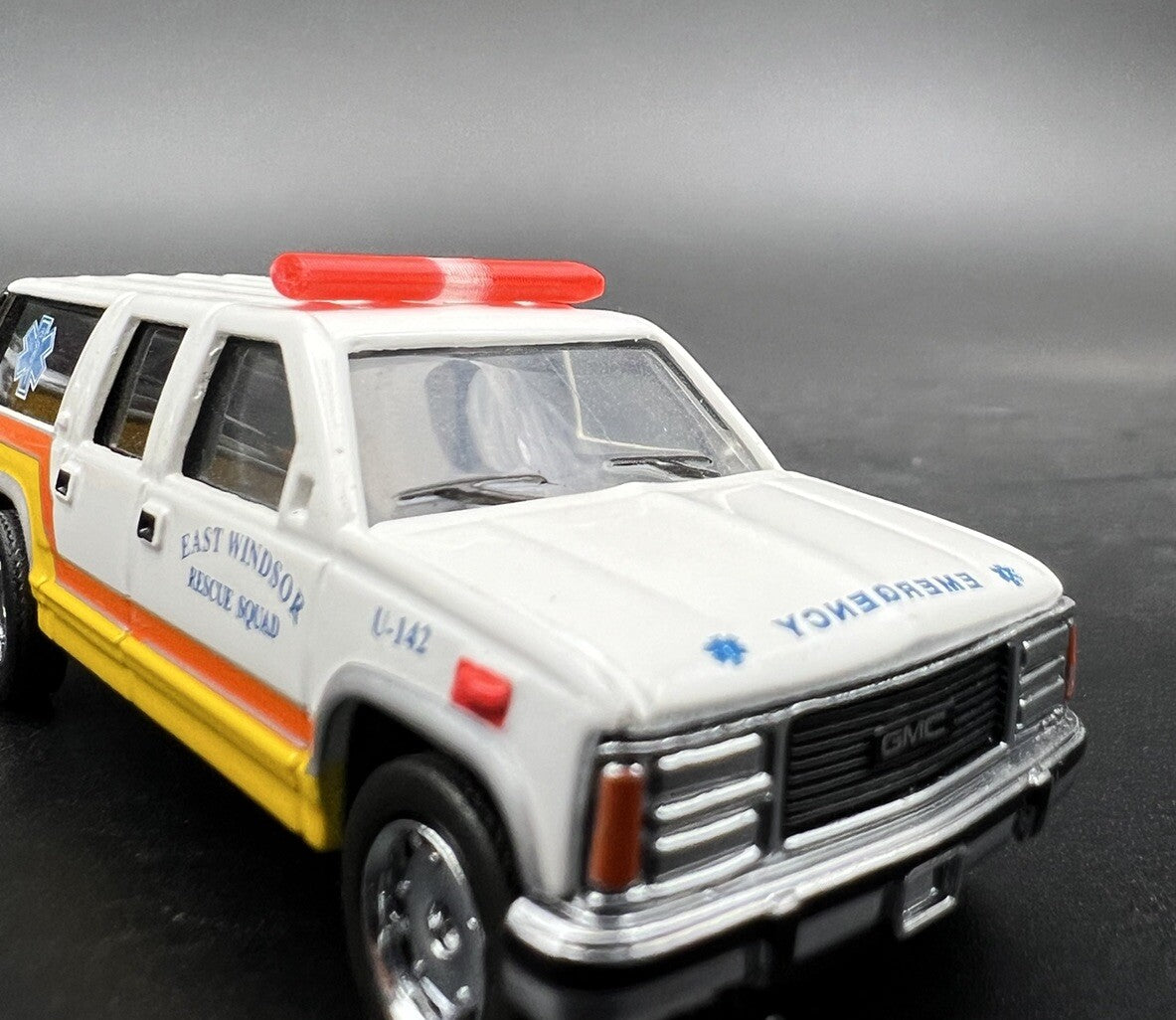 2 Pack 1/64 Red Federal Signal Aerodynic Lightbar Greenlight Police Fire EMS SUV3