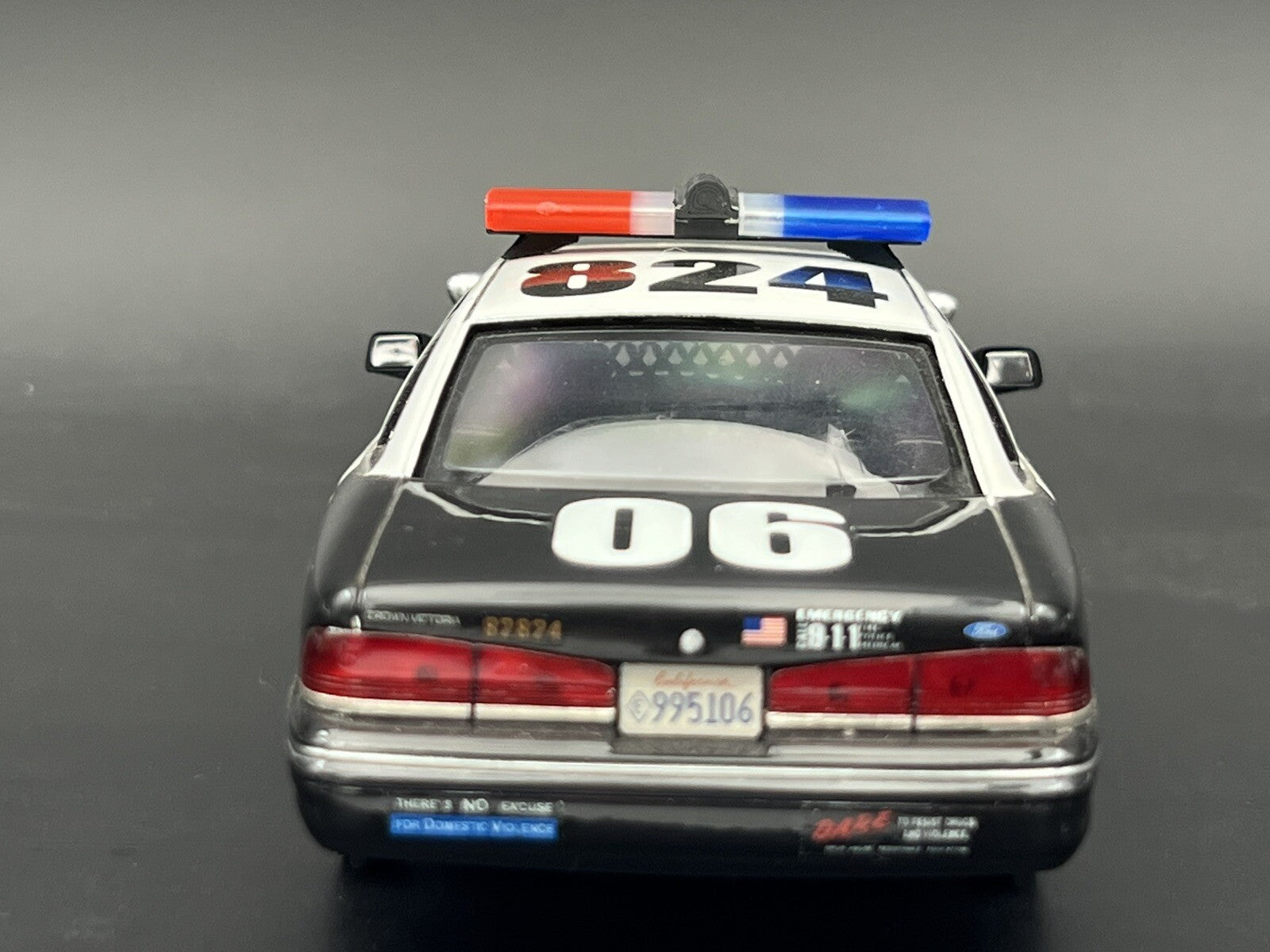 1/24 25 Scale Model Jetsonic Lightbar Blue Red Police 2420BR27