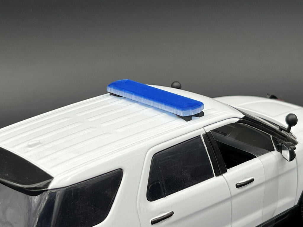 1/18 LED Ready Code 3 2700 Blue Lightbar Chicago Police Highway Patrol Sheriff5