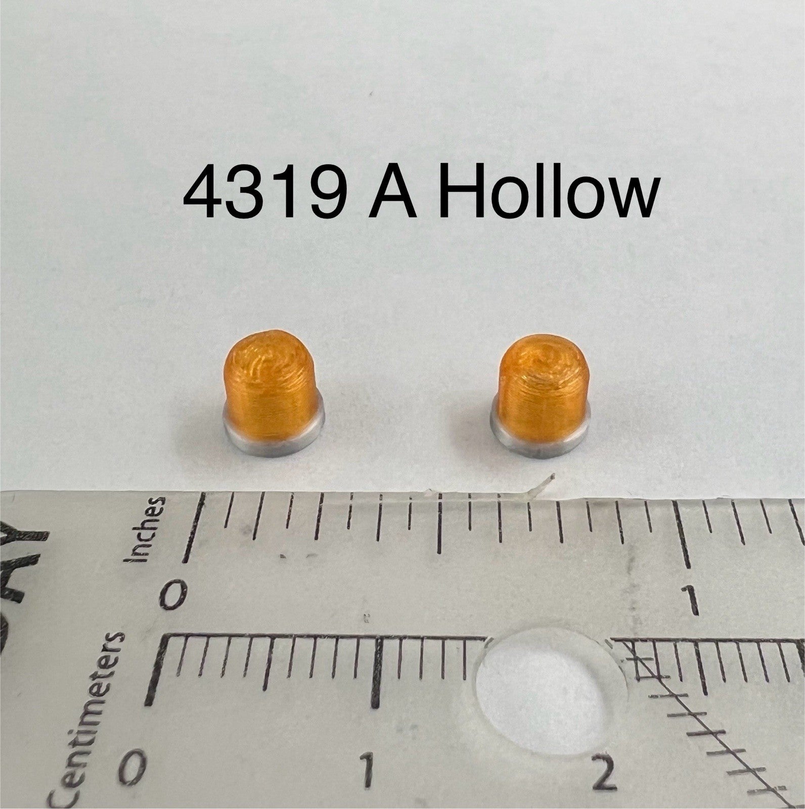 2 Pack 1/43 Hollow Amber Beacon Lightbar Construction Work Tow Truck Security0