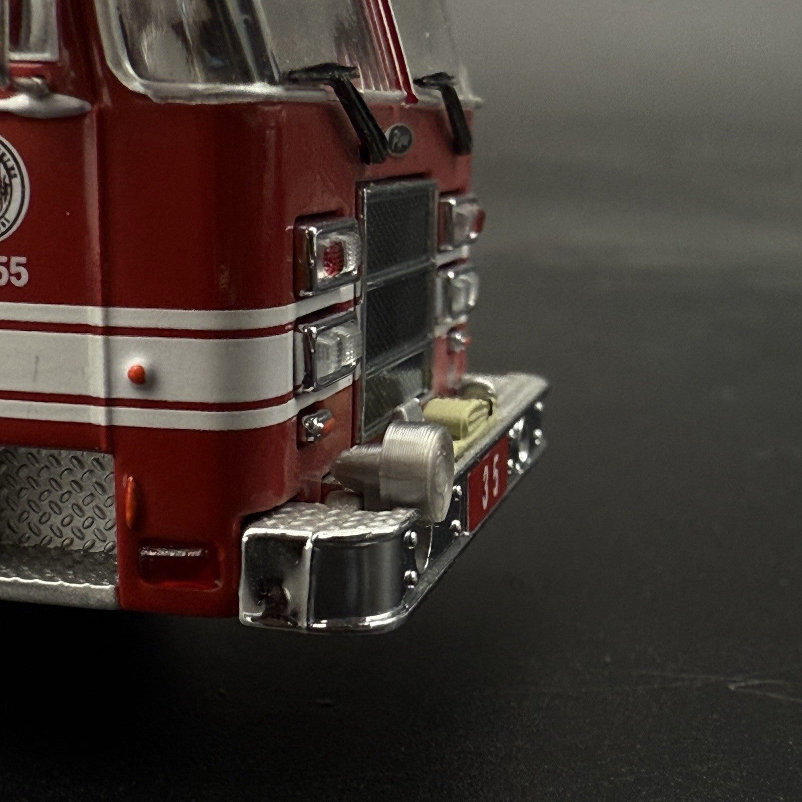 2 Pack 1/64 Federal Q Q2B Siren Code 3 Fire Engine Truck Kitbash 64433