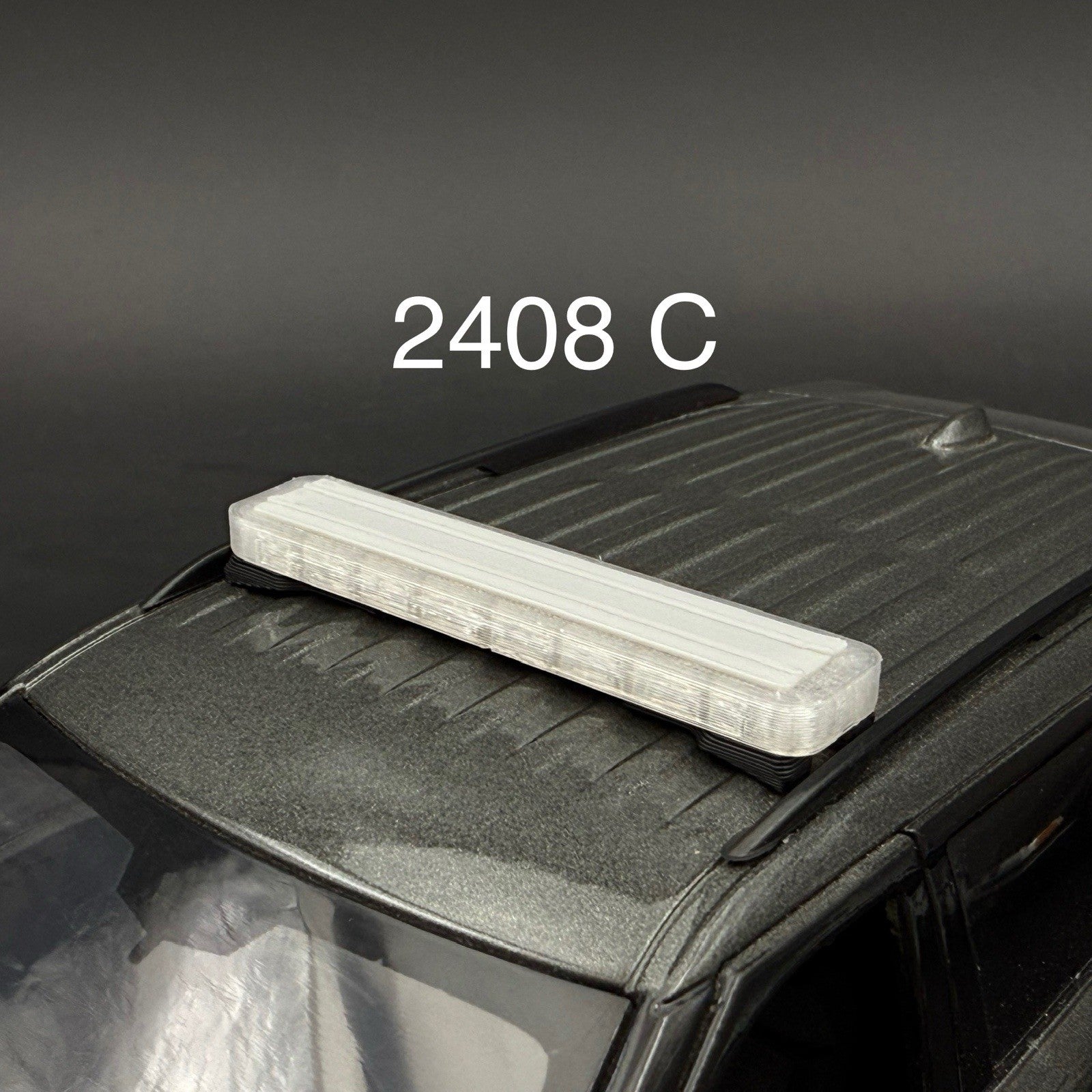 1/24 LED Compatible Clear Whelen Edge Freedom Lightbar Police Sheriff Fire EMS0