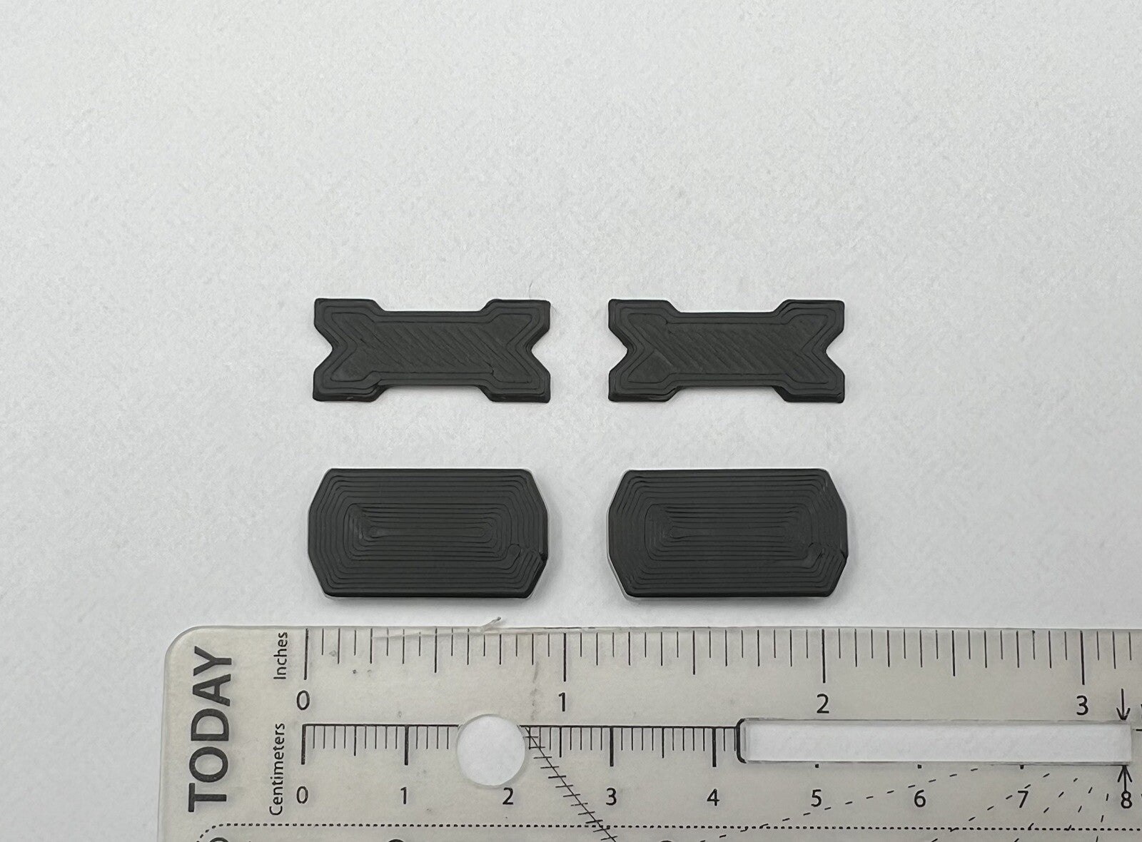 2 Pack 1/24 25 Mini Code 3 2700 Lightbar Black Top Cover Police Sheriff Fire1