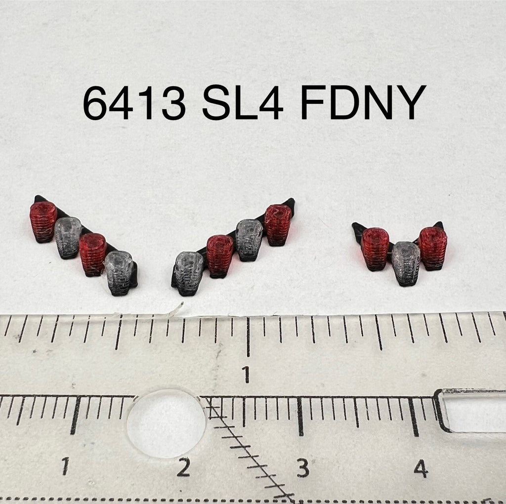 3 Pack 1/64 FDNY NYPD Split Vector Lightbar New York Fire Truck ESU Code 30
