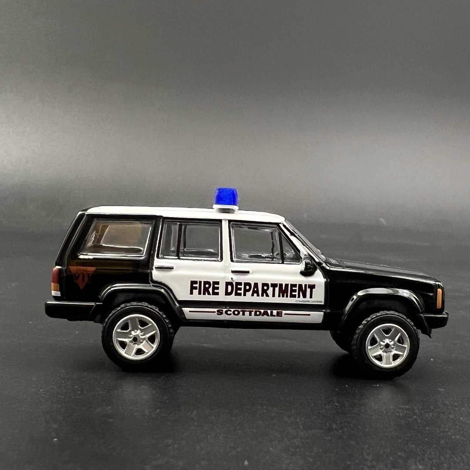 2 Pack 1/64 Blue Federal Signal Twinsonic Lightbar Greenlight Police Sheriff7