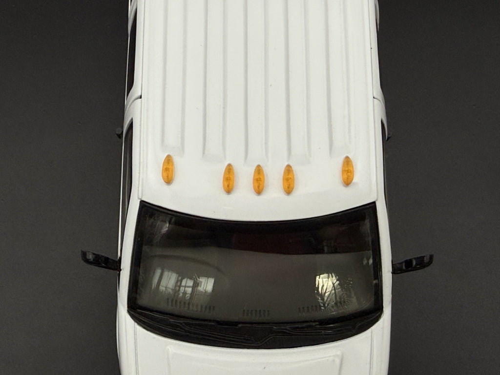 1/24 25 Scale Model Amber Roof Clearance Light Cab Marker Pickup Truck 2474A3