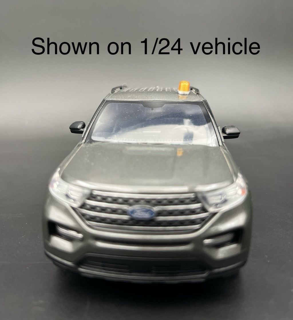 2 Pack 1/32 1/24 Hallow Amber Beacon Strobe Construction Work Tow Security 1/343