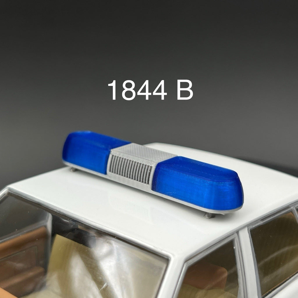 1/18 Blue Whelen 80H 90H 8000 Lightbar Police Sheriff Fire Highway Patrol0