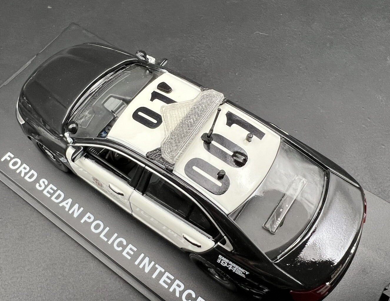 2 Pack 1/43 Sedan Length Federal Signal Valor Lightbar Greenlight Police Sheriff3