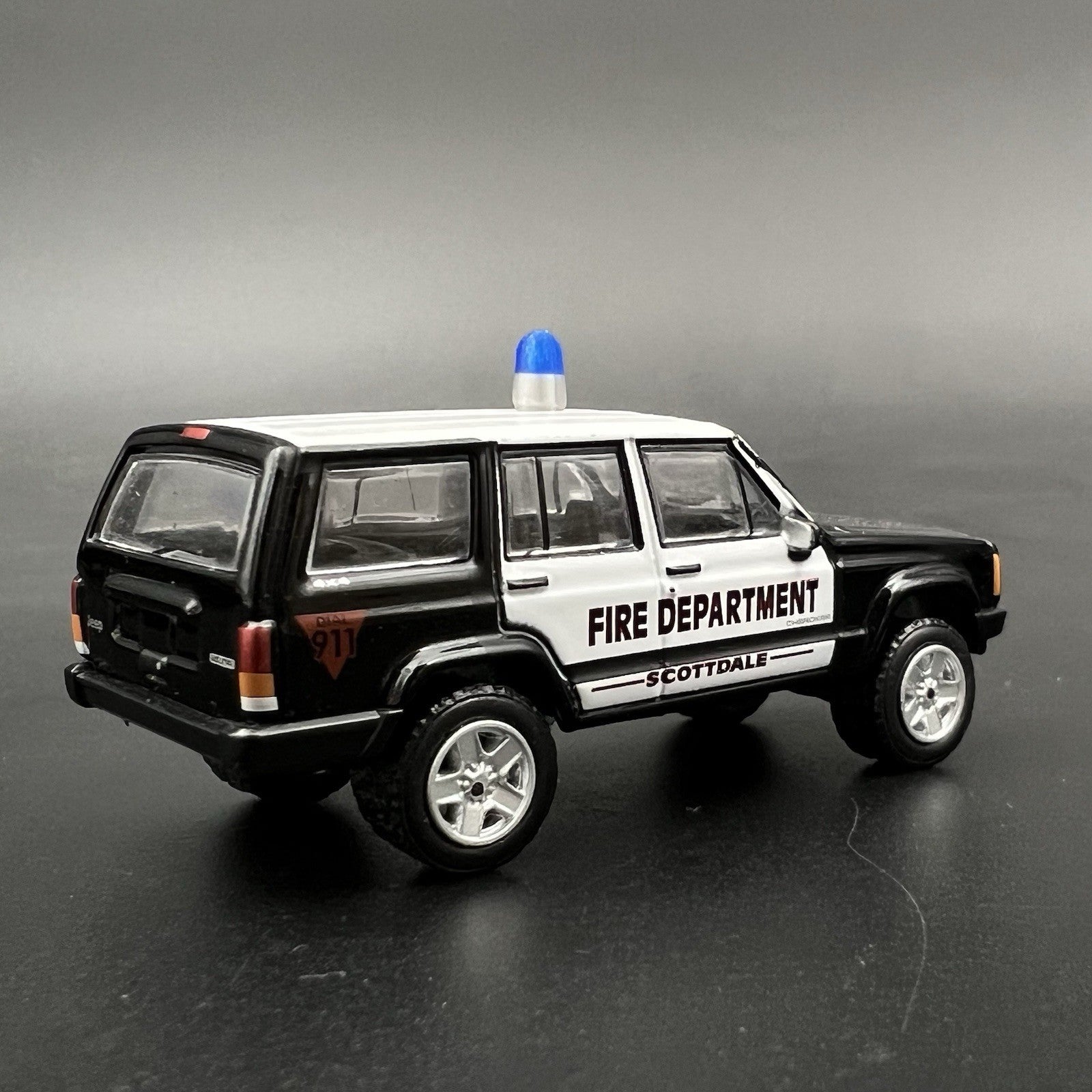 4 Pack 1/64 Vintage Blue Beacon Ray Lightbar Sheriff Police Fire Ambulance5