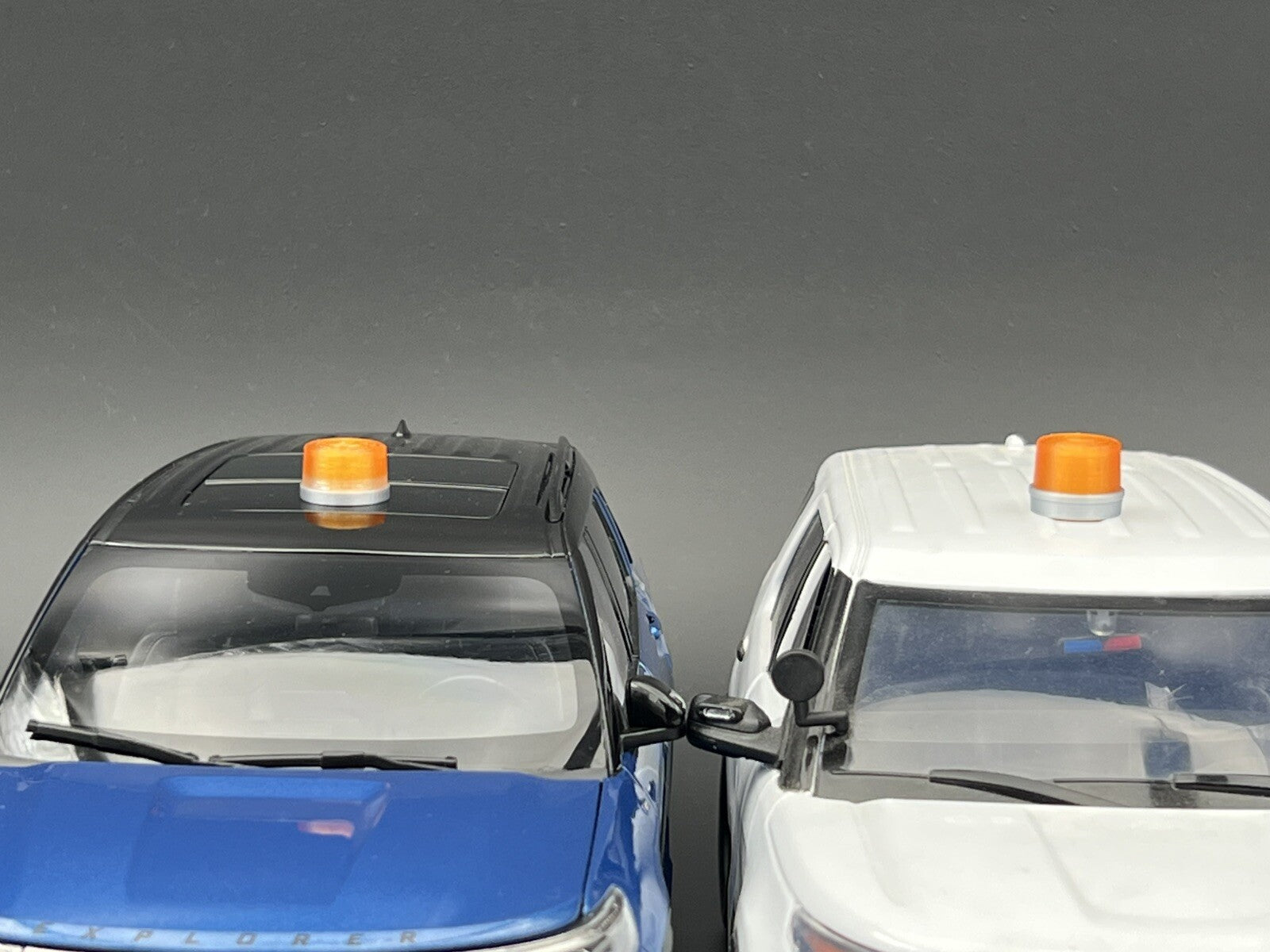 2 Pack 1/18 LED Ready Amber Beacon Lightbar Construction Work Tow Truck Security4