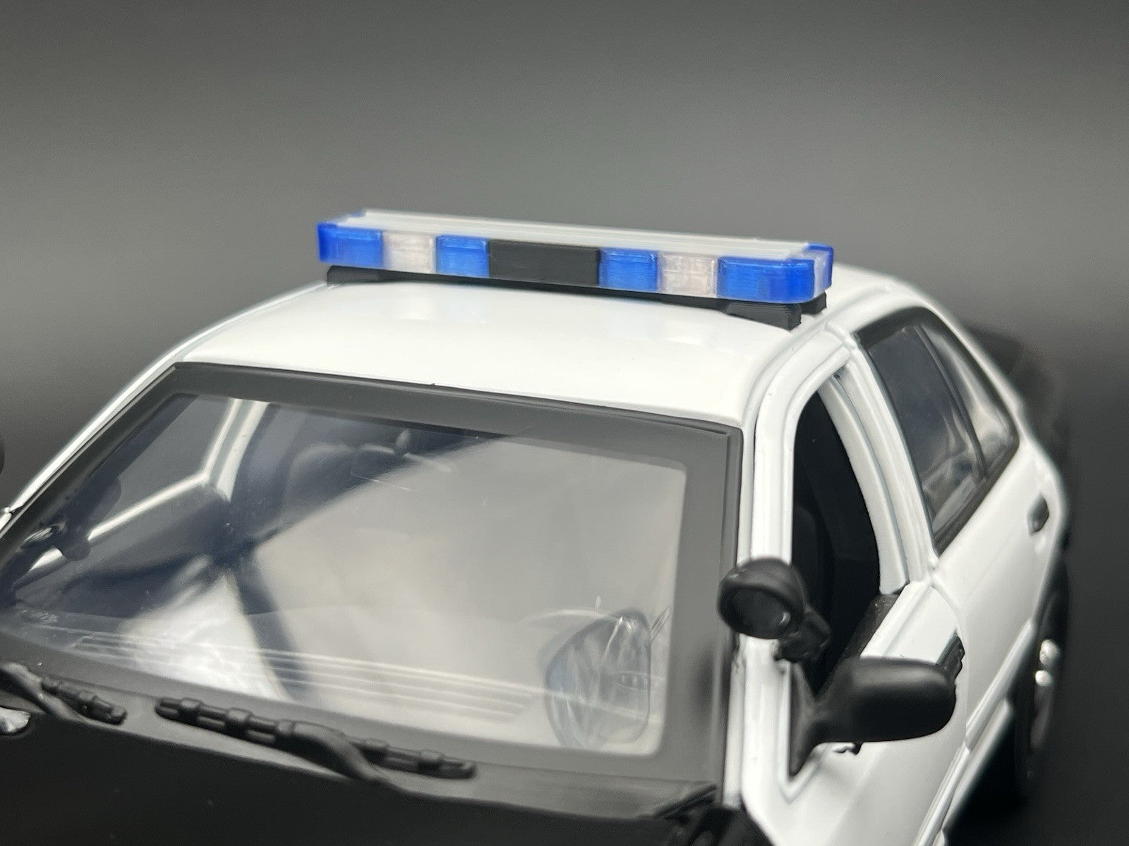 1/18 LED Ready Whelen Edge Massachusetts Police Lightbar Blue Clear Amber Red4
