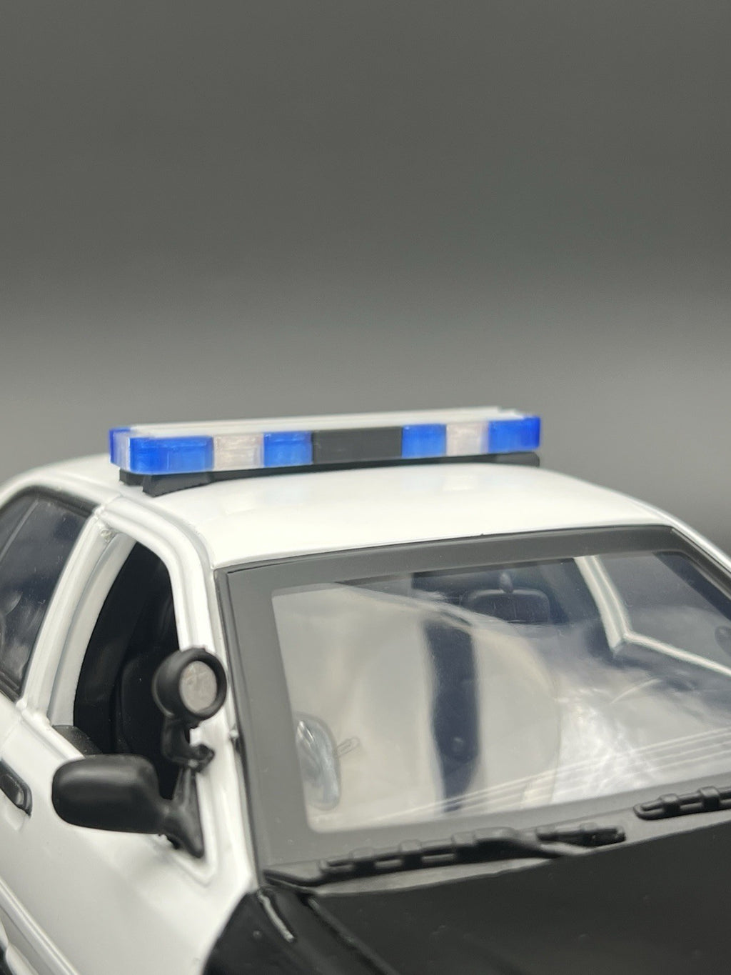 1/18 LED Ready Whelen Edge Massachusetts Police Lightbar Blue Clear Amber Red7