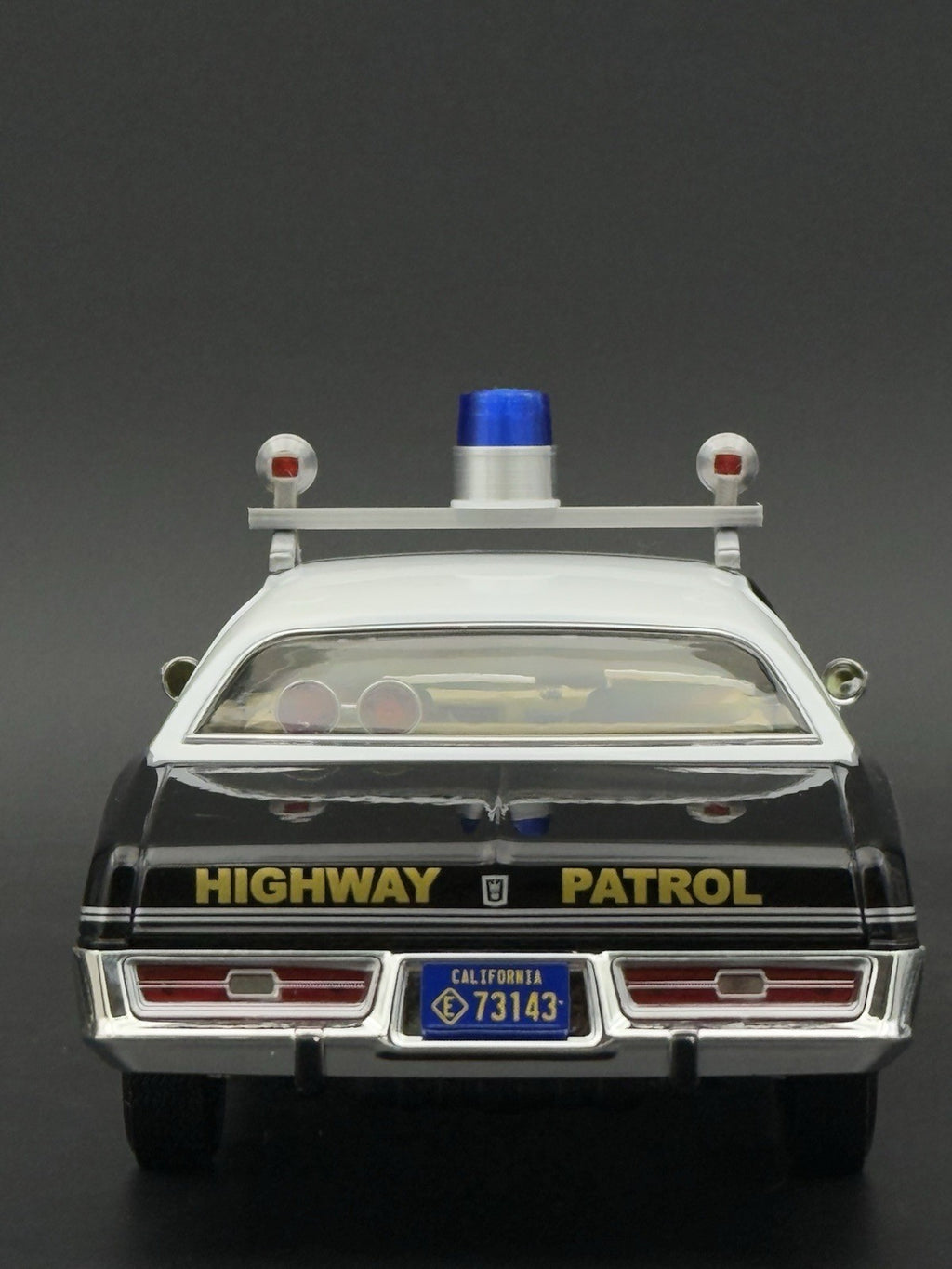 1/24 25 Scale Visibar CJ 184 284 Red Beacon Blue Lollipop Police Light 2456RBR6