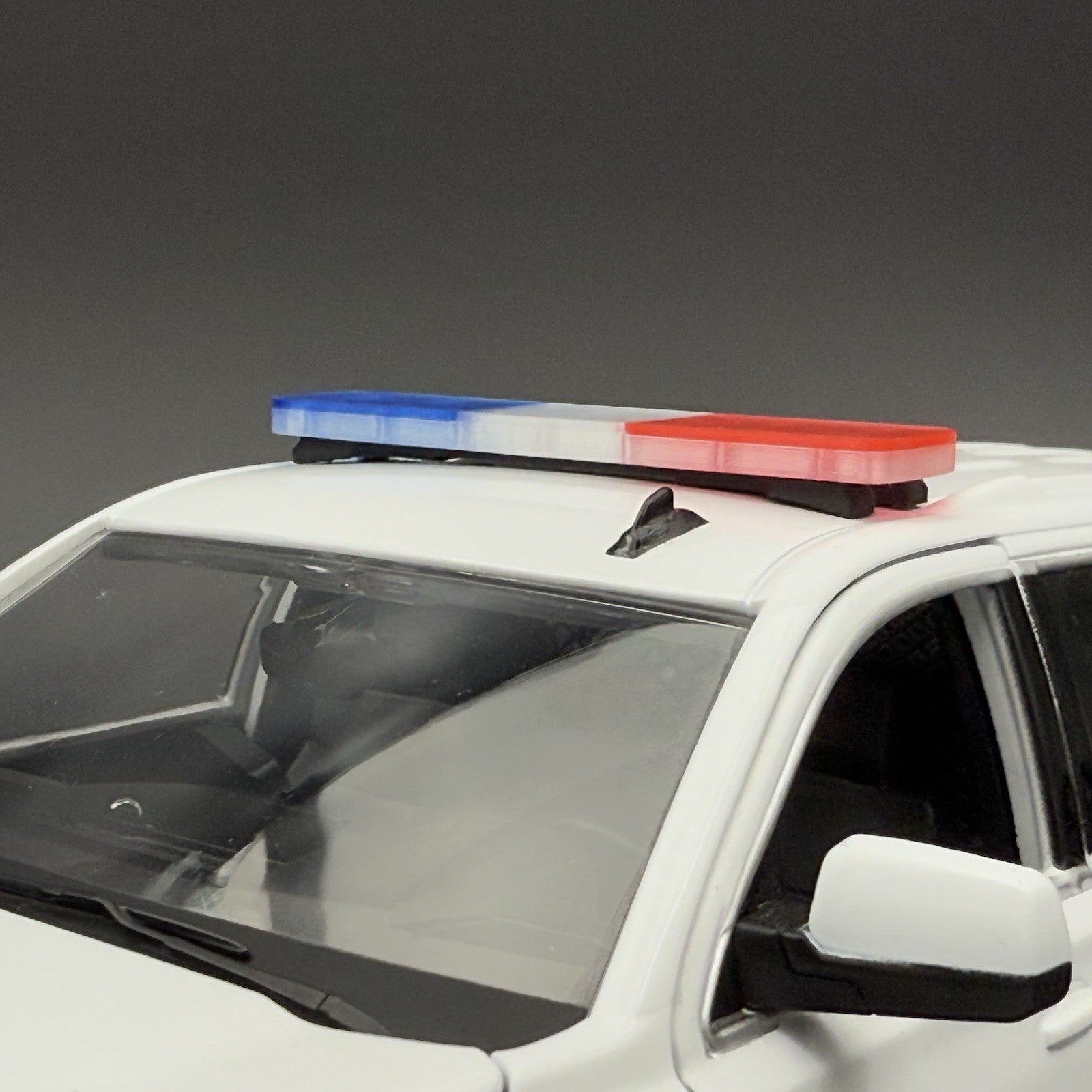 1/24 Scale LED Compatible Tahoe Width XL Legend Lightbar Red Clear Police 2430RC5