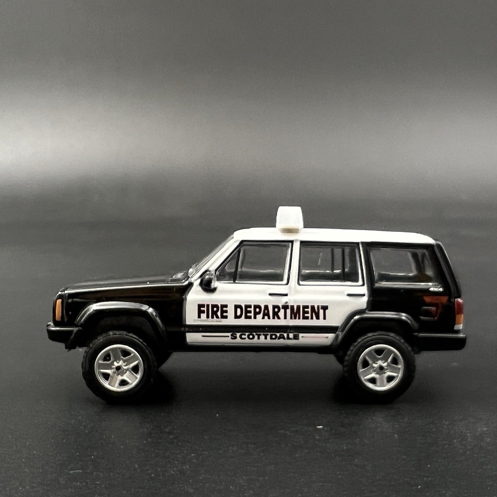2 Pack 1/64 Federal Signal Twinsonic Lightbar Greenlight Police Car Sheriff Fire3