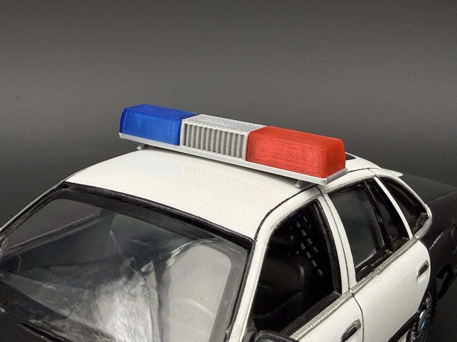 1/24 25 Blue Red California Twinsonic Lightbar Police Sheriff Highway Patrol2