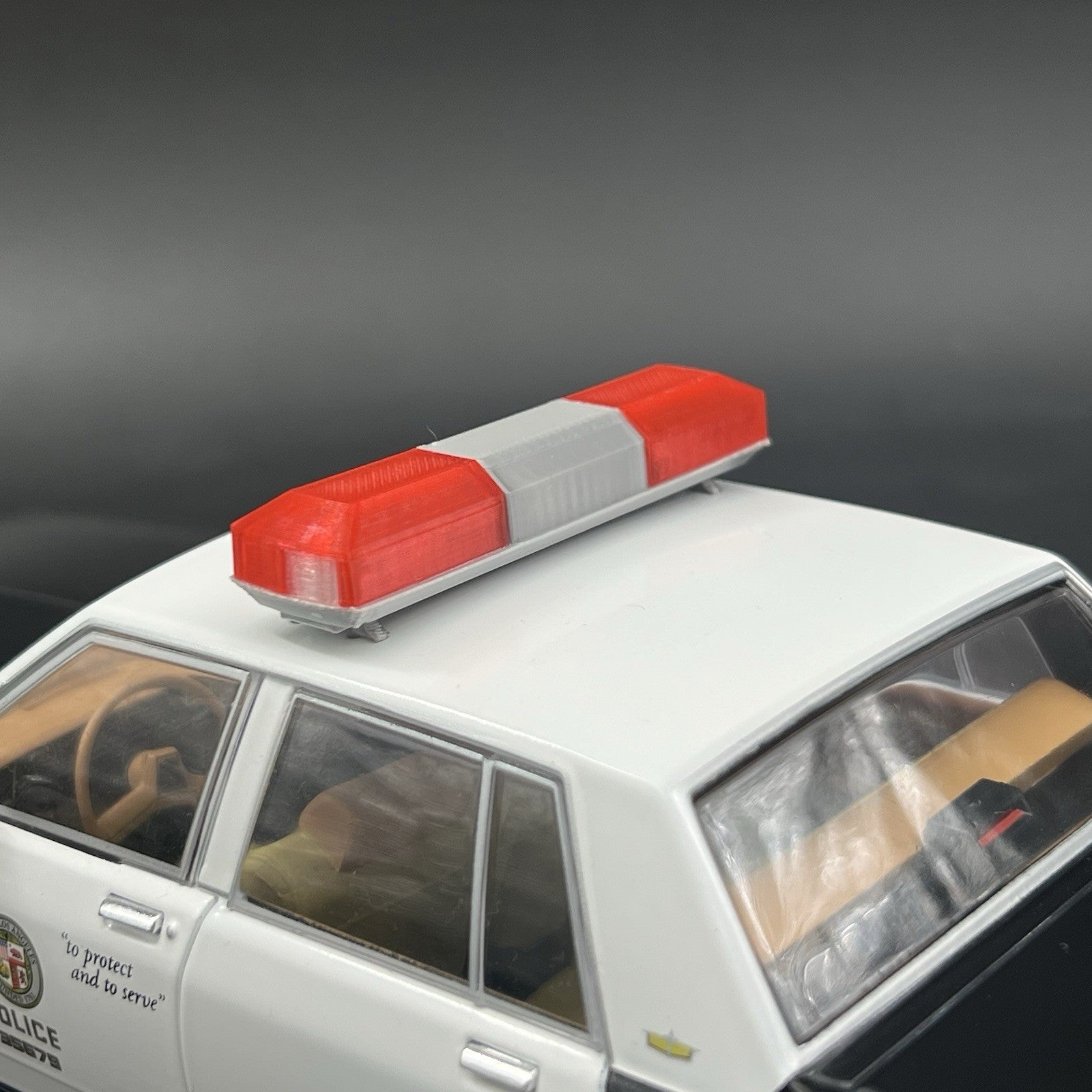1/18 Red Smith Wesson 8780 8880 8980 Lightbar Police Sheriff Fire5