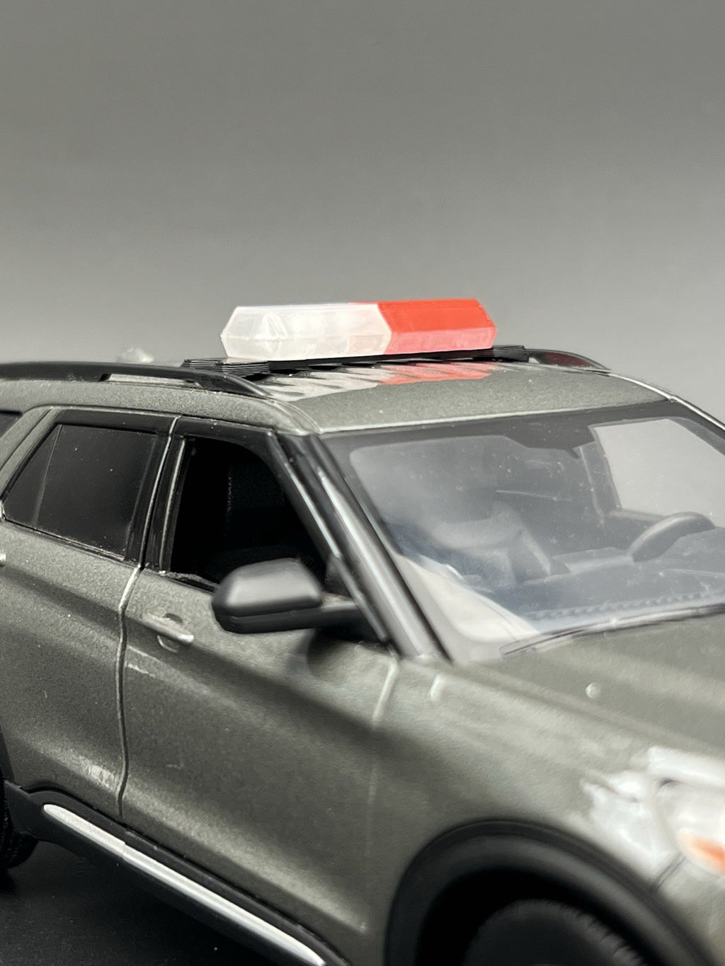 1/24 25 Red Half Code 3 MX7000 Lightbar W/ Internal Lens Police Sheriff Fire8