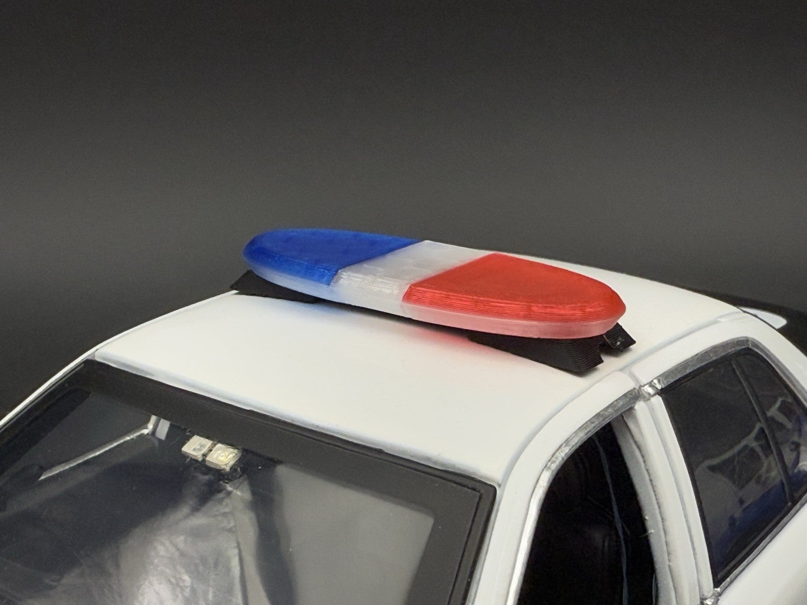 1/18 PCB Ready Blue Clear Red Federal Signal Arjent Lightbar Police 1804PCB BR3