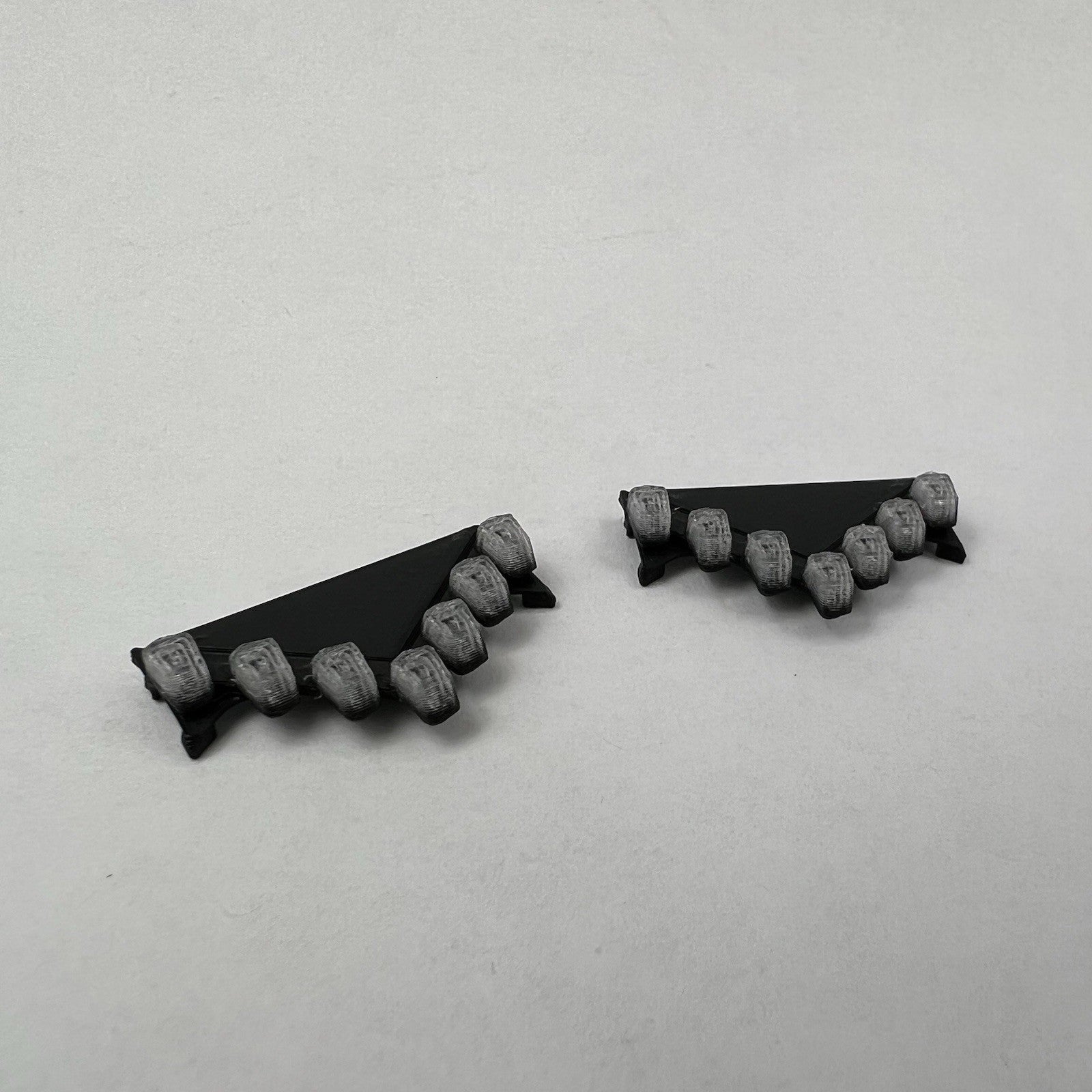 2 Pack 1/43 Clear Federal Signal Vector Lightbar Greenlight Police Sheriff15