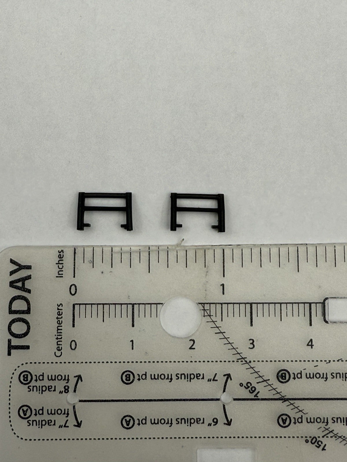 2 Pack 1/87 HO Scale 1990s Push Bumper Pushbar Crown Vic Police Sheriff Fire1