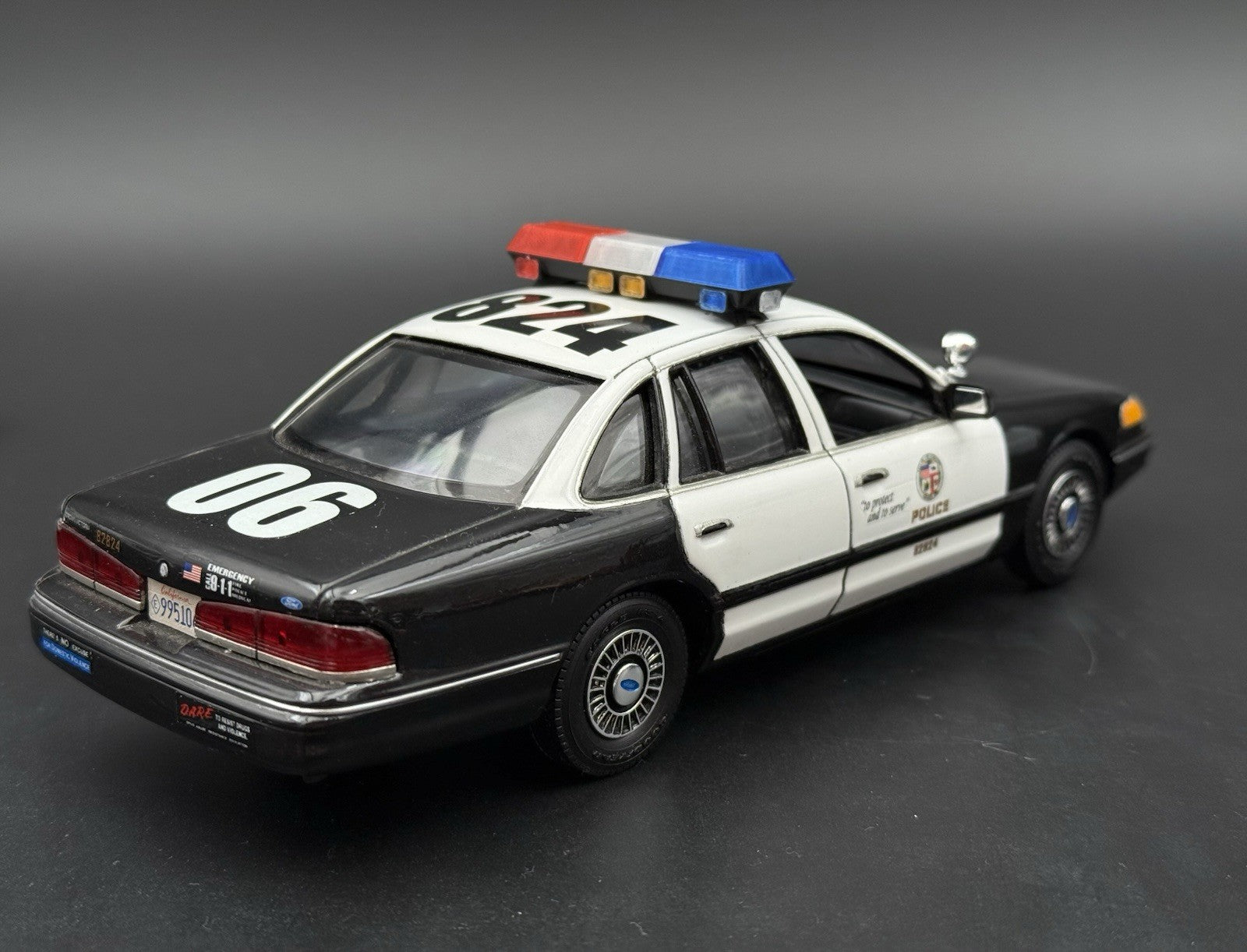 1/24 25 Scale Blue Red Clear Streethawk Lightbar Police 246411