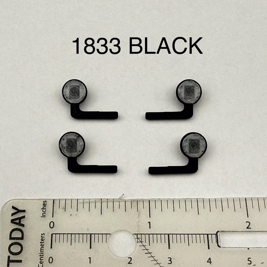 4 Pack 1/18 Scale Model Black Spotlight LED Compatible Police 1833 Black0
