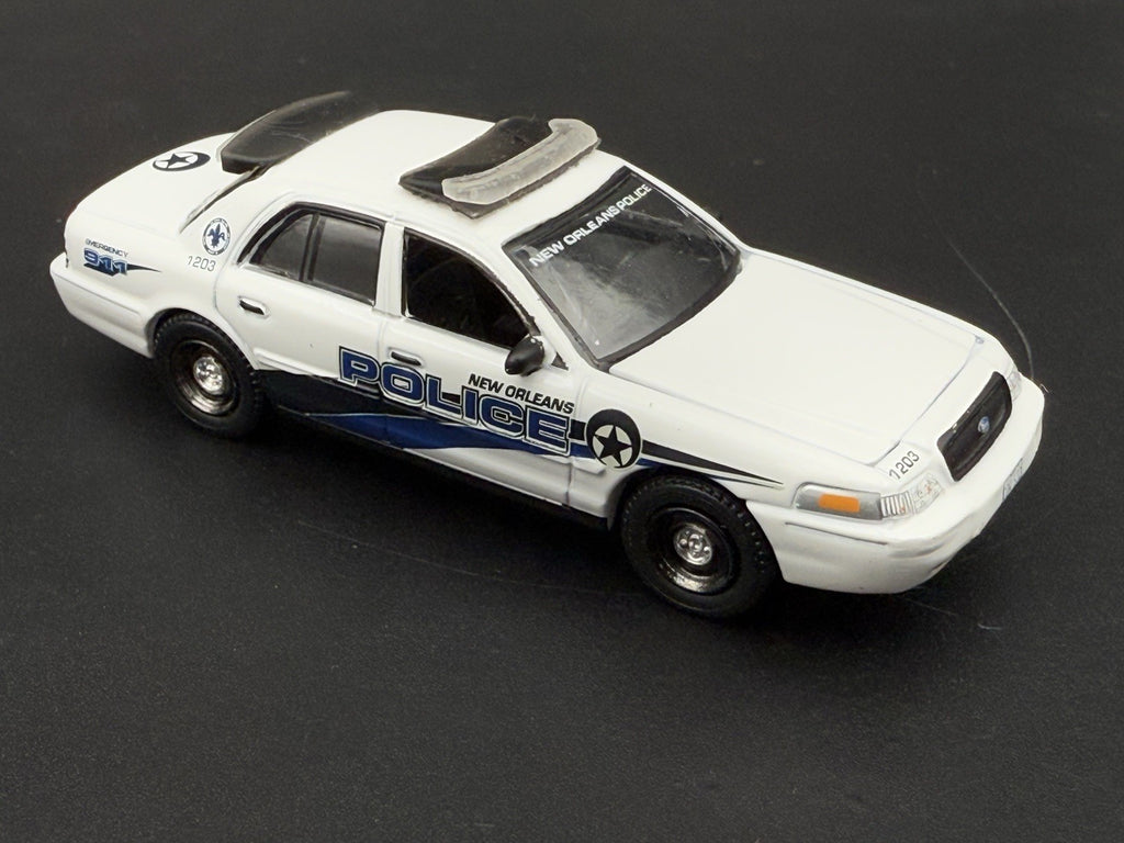 1/64 Front & Back Whelen Fast Trax Lightbars Police Greenlight Crown Victoria5